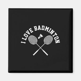 Íman Eu Adoro O Estilo Retroativo Do Jogador De Badmint