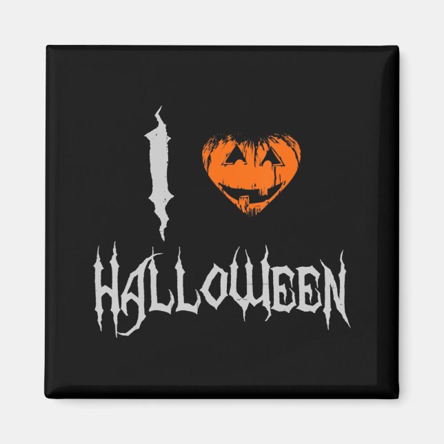 Íman Eu adoro o Halloween  (Frente)