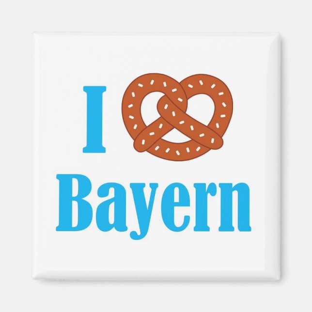 Íman Eu adoro o ímã do Bayern (Frente)