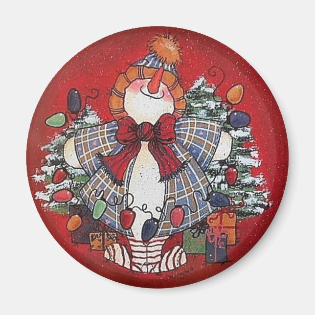 Íman Eu adoro o Magneto de Natal (Frente)