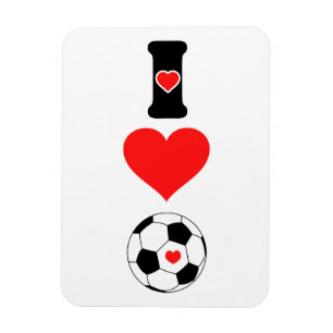 Íman Eu adoro o Soccer Magnet