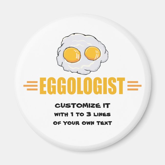 Íman Eu Adoro Ovos (Frente)