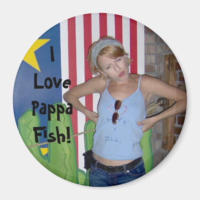 Íman Eu Adoro Peixe Pappa! (Frente)