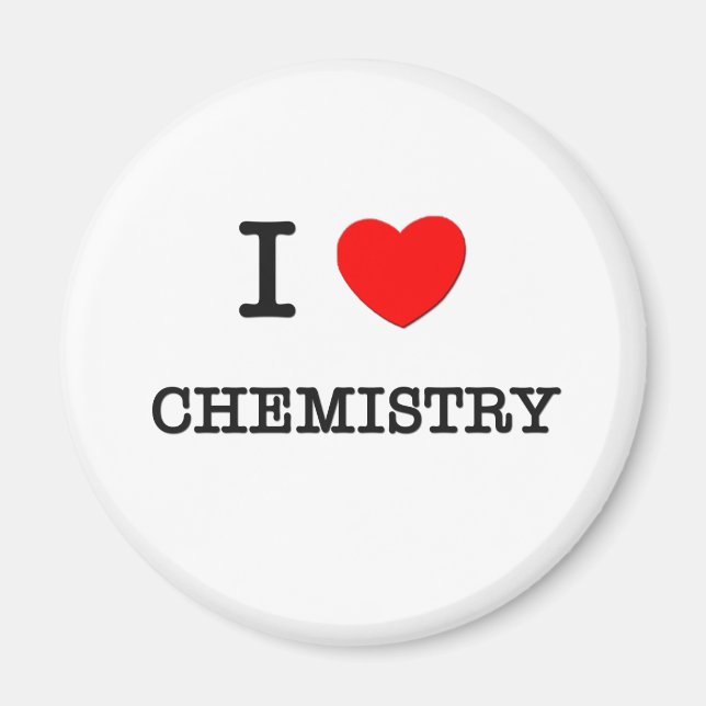 Íman Eu adoro QUÍMICA (Frente)