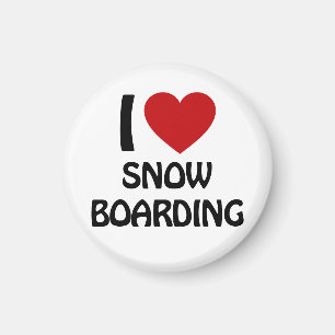 Íman Eu adoro snowboard