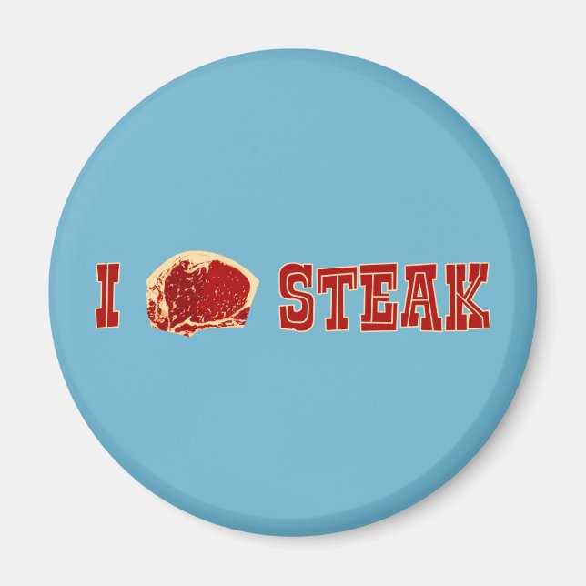 Íman Eu Adoro Steak (Frente)