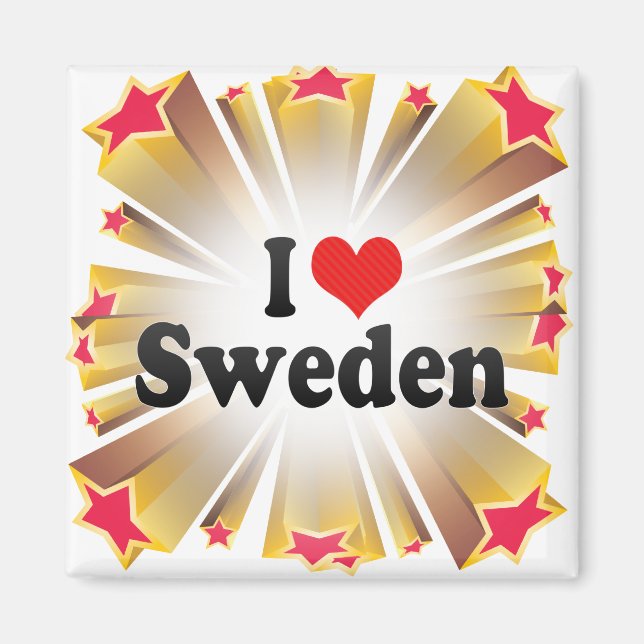 Íman Eu adoro Suecia (Frente)