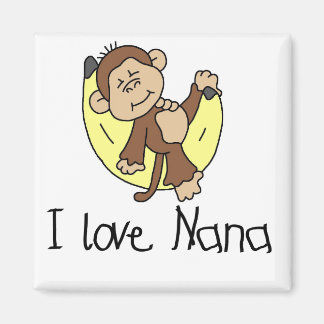 Íman Eu adoro t-shirts e presentes da Nana