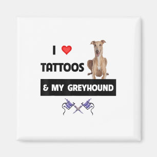 Íman Eu Adoro Tatuagens E Minha Tatuagem De Cachorro De