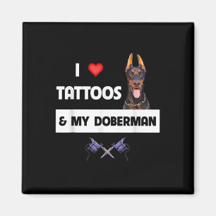 Íman Eu Adoro Tatuagens E Minha Tatuagem De Cachorro Do