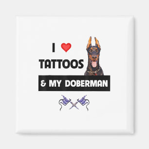 Íman Eu Adoro Tatuagens E Minha Tatuagem De Cachorro Do