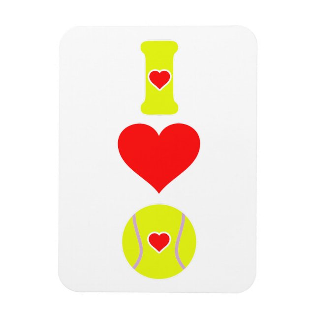 Íman Eu adoro tênis (Vertical)