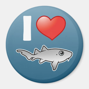 Íman Eu Adoro Tubarões de Enfermeira