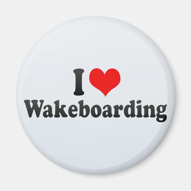 Íman Eu Adoro Wakeboard (Frente)