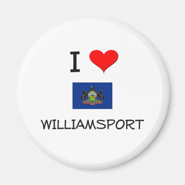 Íman Eu Adoro Williamsport Pensilvânia (Frente)