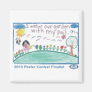 Íman Eu Água Nosso Jardim Com Minha Pail