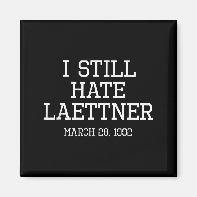 Íman Eu Ainda Odeio Camiseta Laettner - Kentucky Fan Me (Frente)