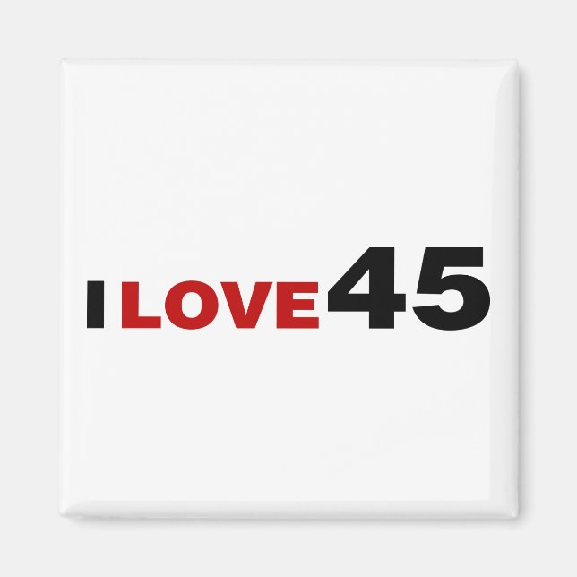 Íman Eu Amo 45 (Frente)