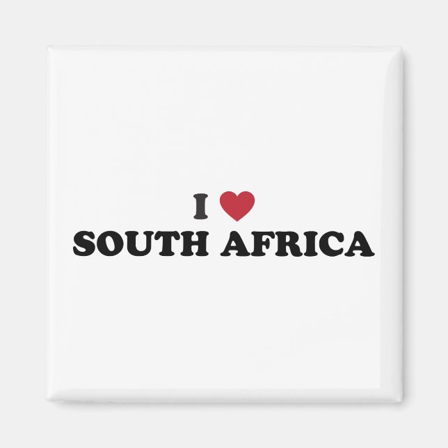 Íman Eu amo a África do Sul (Frente)