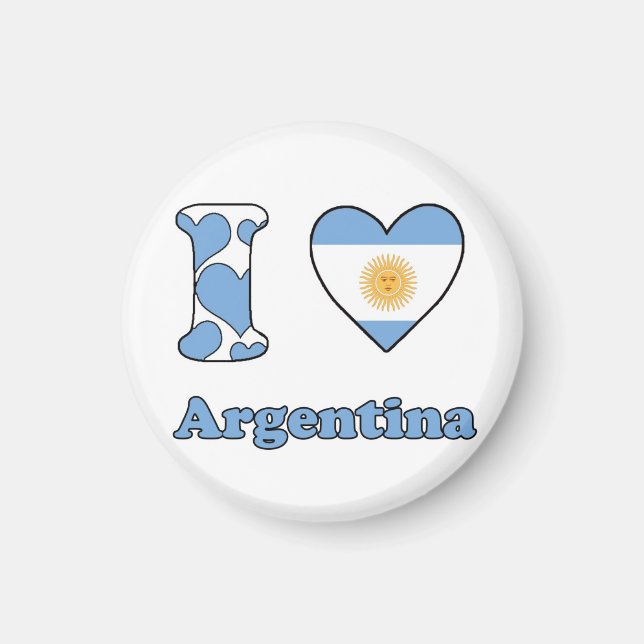 Íman Eu amo a Argentina (Frente)