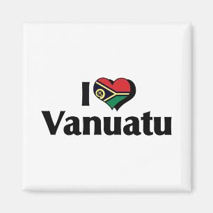 Íman Eu Amo a Bandeira de Vanuatu