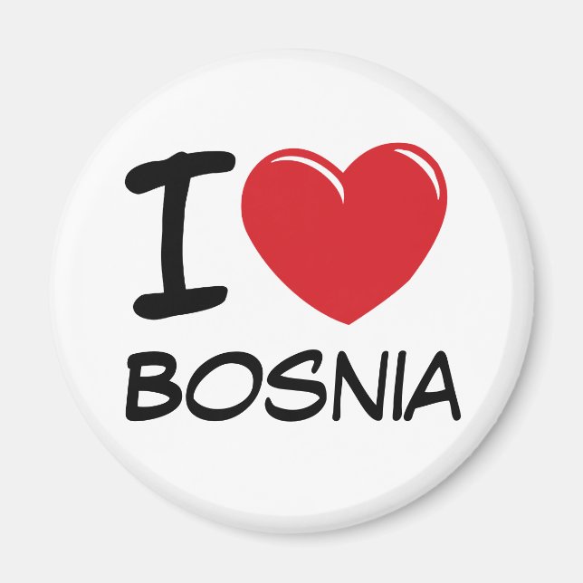 Íman Eu Amo a Bósnia (Frente)