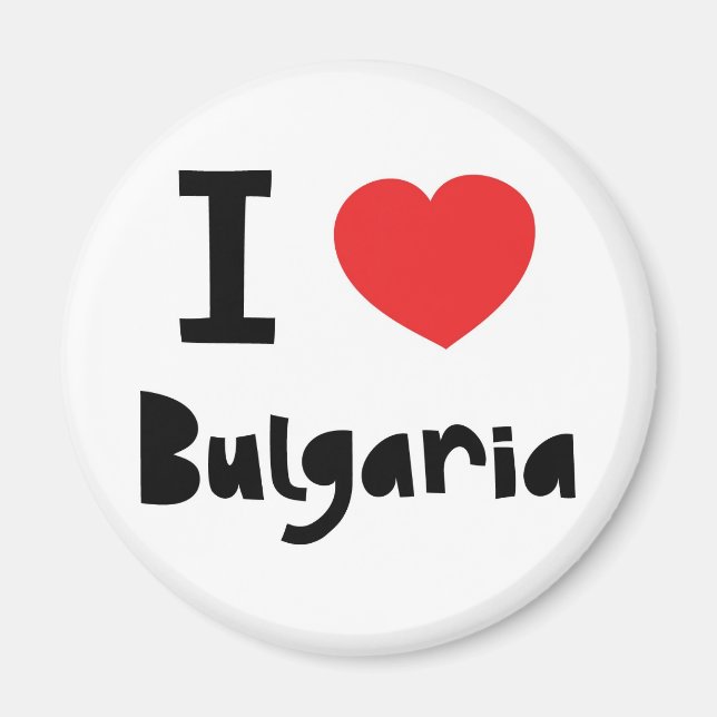 Íman Eu amo a Bulgária (Frente)