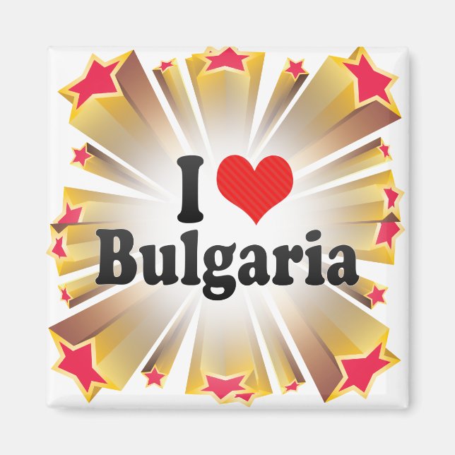 Íman Eu amo a Bulgária (Frente)