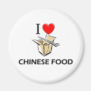 Íman Eu amo a comida chinesa