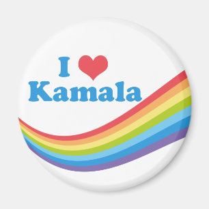 Íman Eu Amo A Eleição Kamala Rainbow