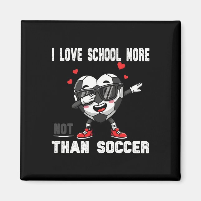 Íman Eu Amo a Escola Mais do Que Futebol Aluno Divertid (Frente)
