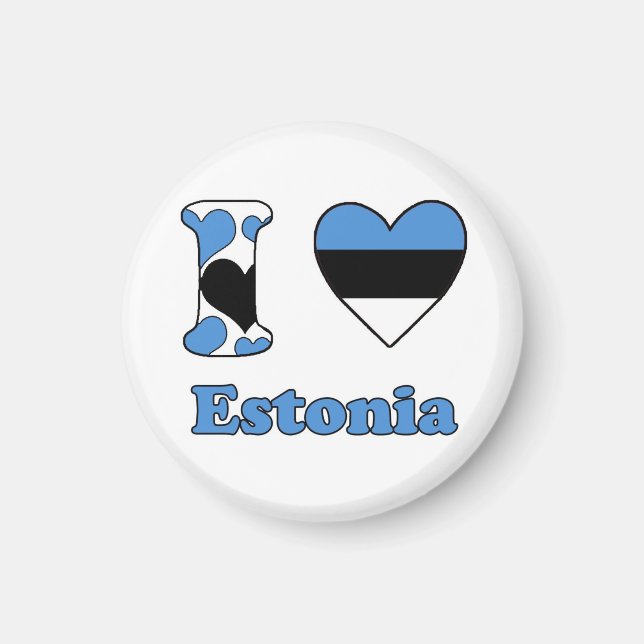 Íman Eu amo a Estônia (Frente)
