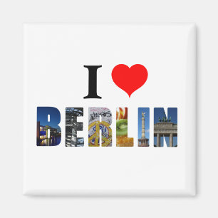 Íman Eu amo a foto da cidade do viagem de Berlim