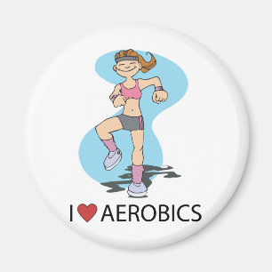 Íman Eu amo a ginástica aeróbica