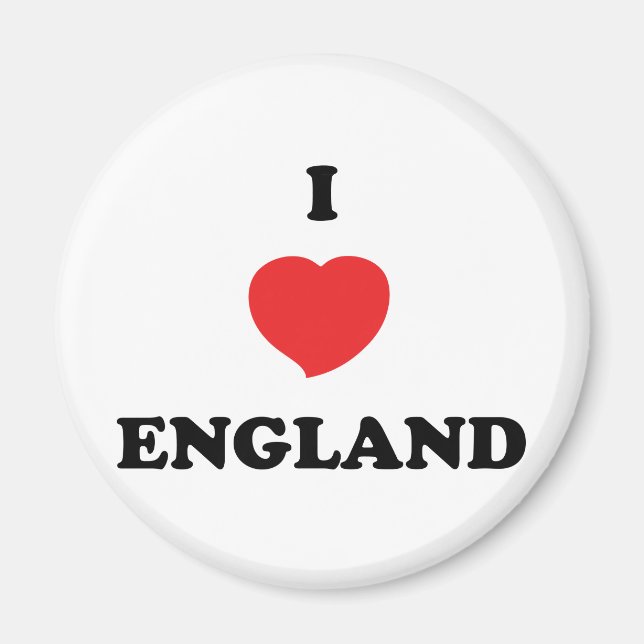 Íman EU AMO A Inglaterra (Frente)