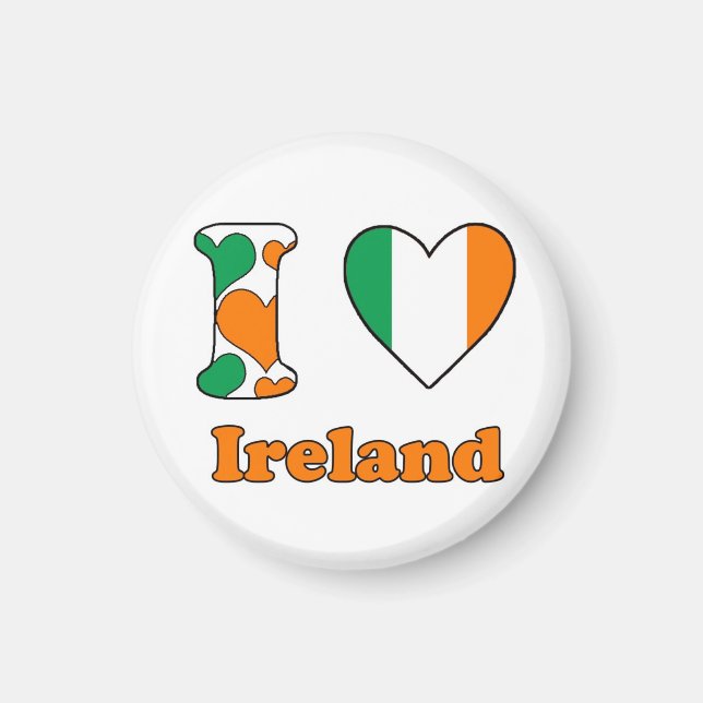 Íman Eu amo a Irlanda (Frente)