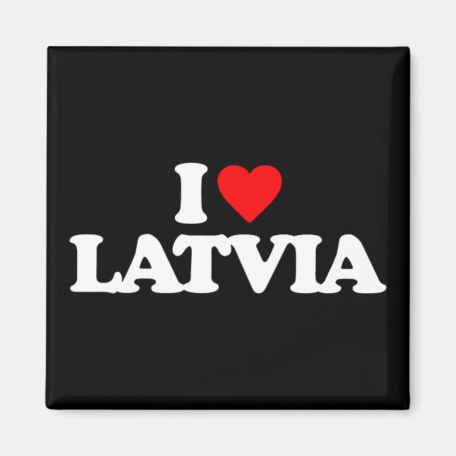 ÍMAN EU AMO A LETÓNIA (Frente)