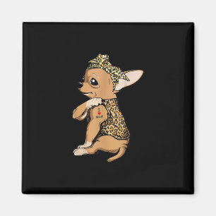 Íman Eu Amo A Mãe Tattoo Engraçado Cachorro Chihuahua