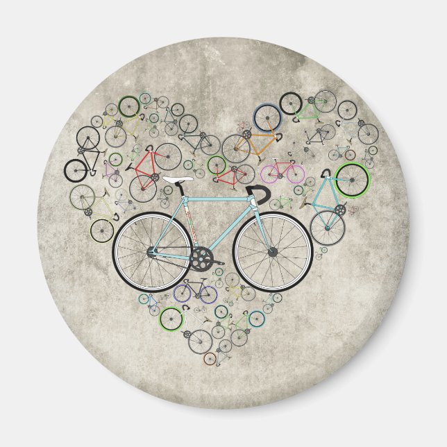 Íman Eu Amo A Minha Bicicleta (Frente)