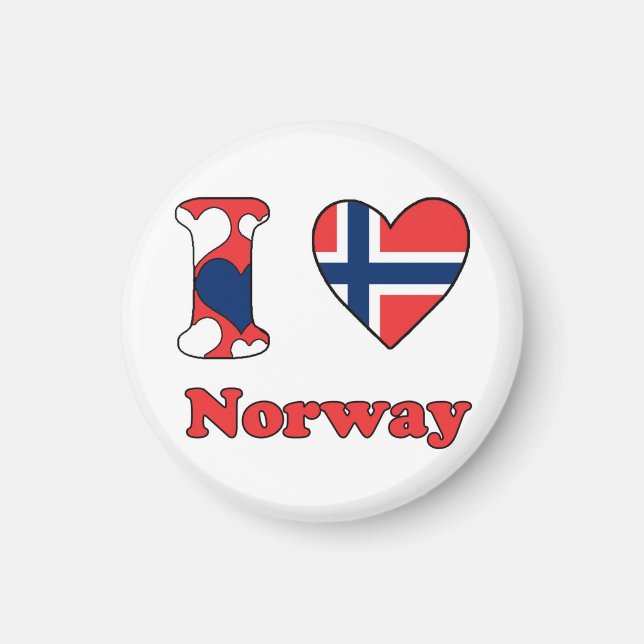 Íman Eu amo a Noruega (Frente)