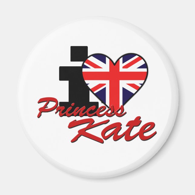 Íman Eu amo a Princesa Kate (Frente)
