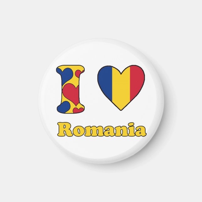 Íman Eu amo a Romênia (Frente)