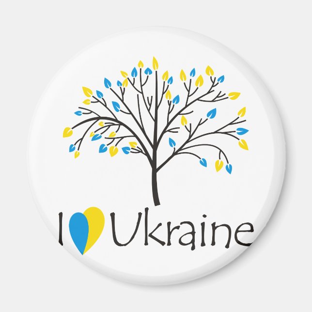 Íman Eu amo a Ucrânia (Frente)