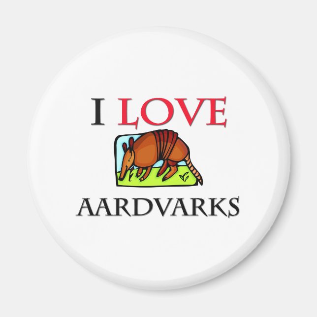 Íman Eu Amo Aardvarks (Frente)