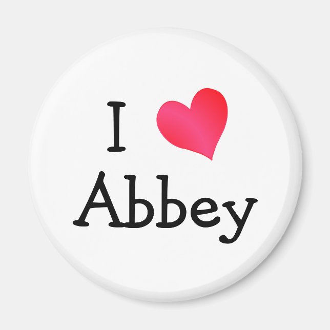 Íman Eu Amo Abbey (Frente)