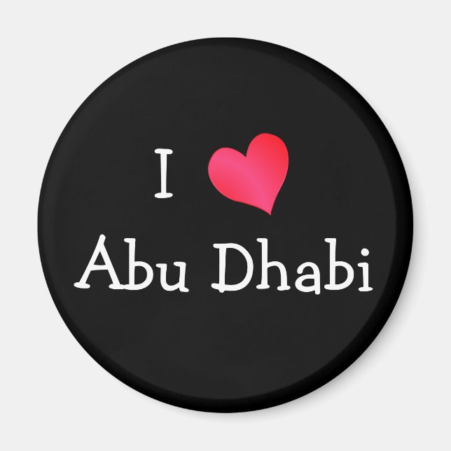 Íman Eu amo Abu Dhabi (Frente)