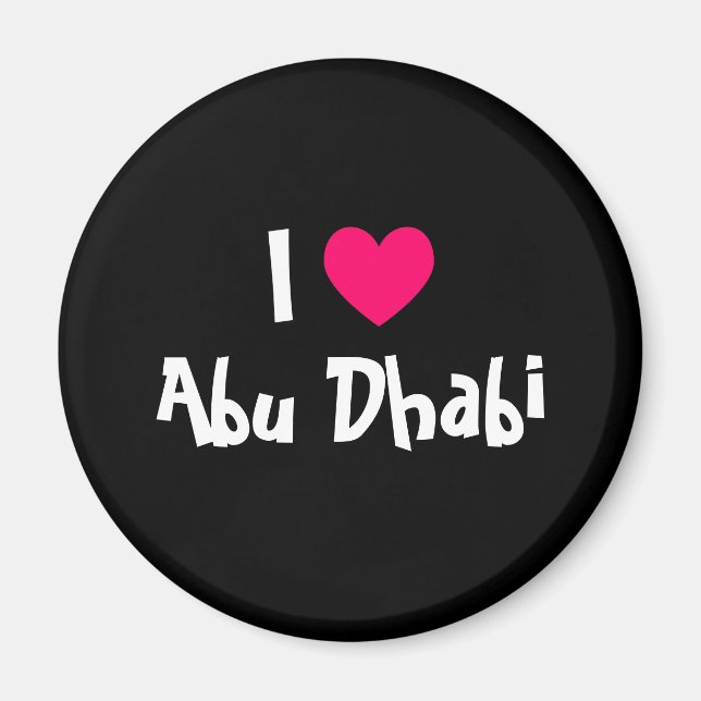 Íman Eu amo Abu Dhabi (Frente)