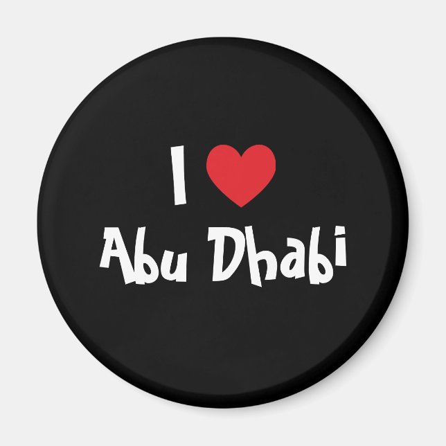 Íman Eu amo Abu Dhabi (Frente)