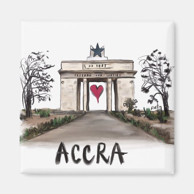 Íman Eu amo Accra (Frente)