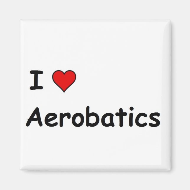 Íman Eu Amo Aerobática (Frente)
